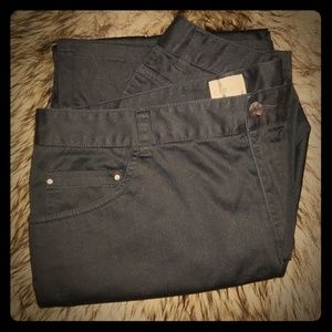 CHICO'S Black Pants with rhinestones sz 1.5